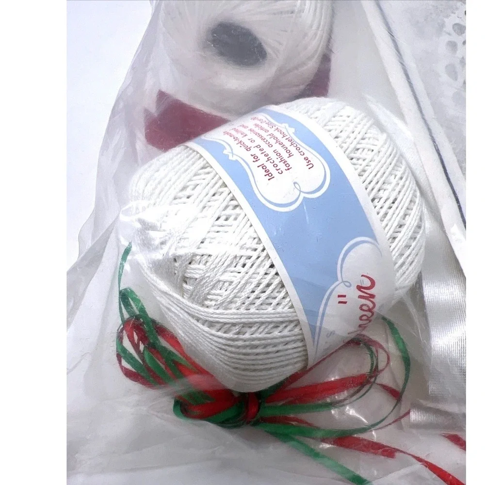 Vintage Tradition Today Tatted Victorian Wreath Kit Tatting Thread 1981 Shuttle
